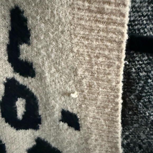 Leopard Print Cardigan Sweater - Picture 3 of 5